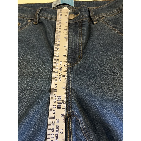 JMS Just My Size Boot Cut Medium Wash Womens Blue Jeans Sz 18W - Picture 15 of 16